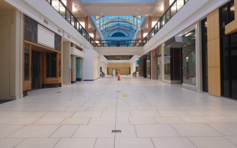 Abandoned Shopping Mall Interior